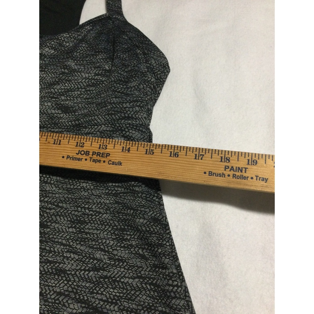 MPG Mondetta Performance Gear Womens Athletic Dress Grey Black Racerback Size M - Picture 3 of 7